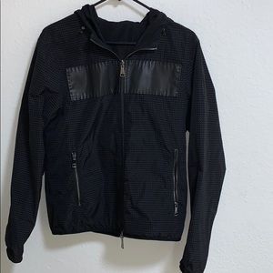 Emporio Armani reversible black Rain jacket